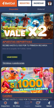 Bonos y Promociones